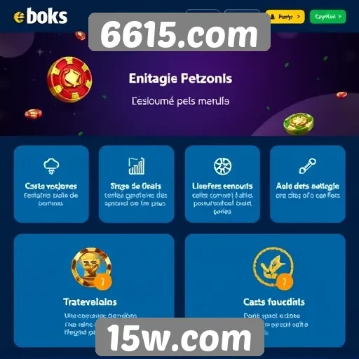 Perfil do site de jogos 6615.com e suas funcionalidades