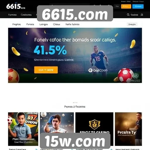 Plataforma 6615.com atrai jogadores com promoções