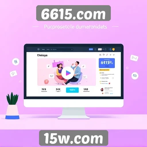 Visão geral das funcionalidades do site 6615.com